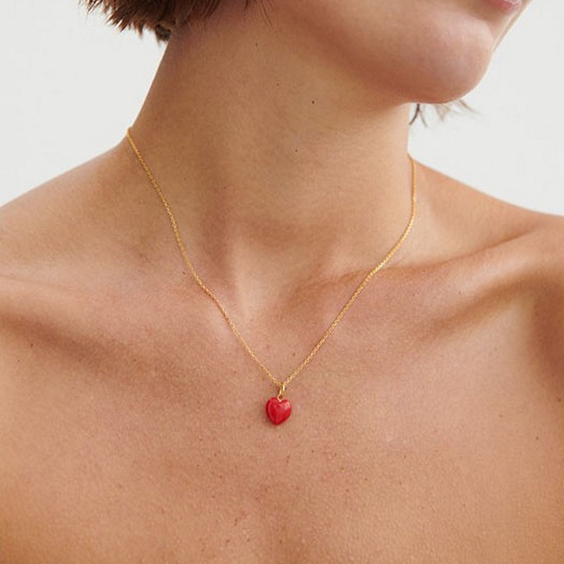 Valentine vedhæng i forgyldt Pernille Corydon p-965-gp